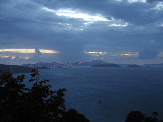Maho Bay  St. Thomas in the Distance