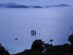 Sailboat in Francis Bay